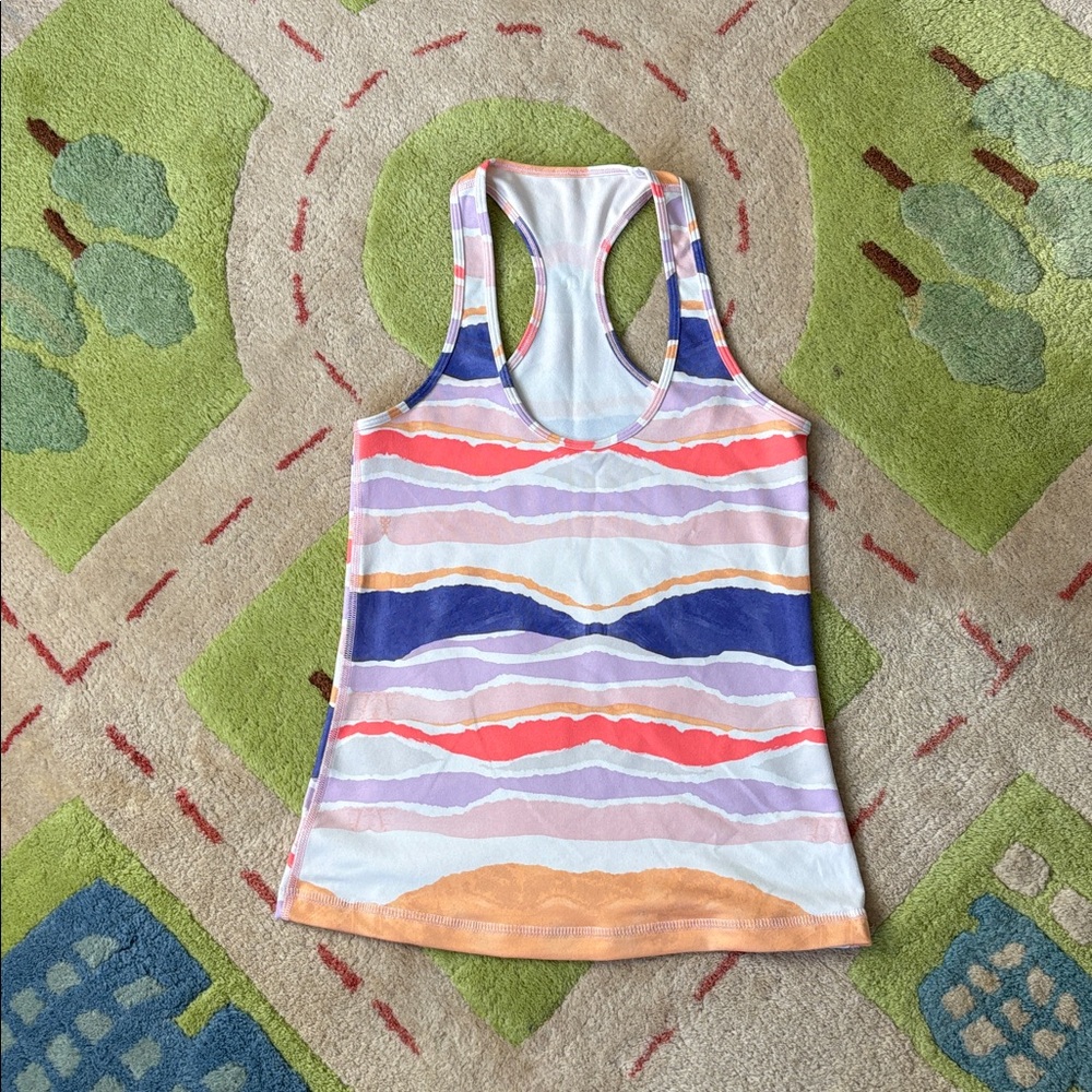 Lululemon, racer back tank, size 6